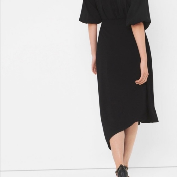 NWOT WHBM ASYMMETRIC PLEAT-WAIST MAXI SKIRT - Picture 2 of 4